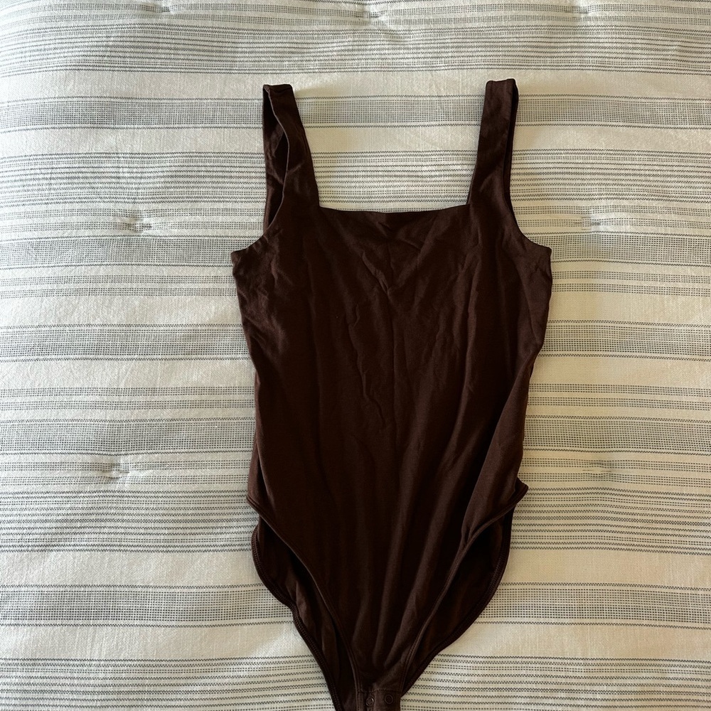 Classic Brown One-Piece Bodysuit